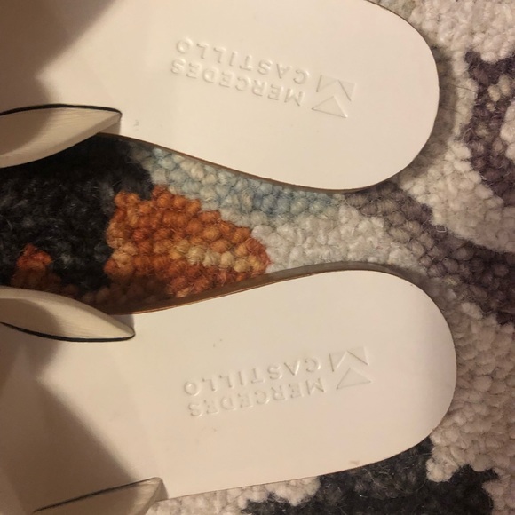 White MERCEDES CASTILLO sandals - Picture 6 of 6